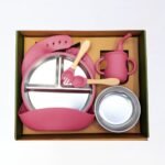 Silicone kid dinner set