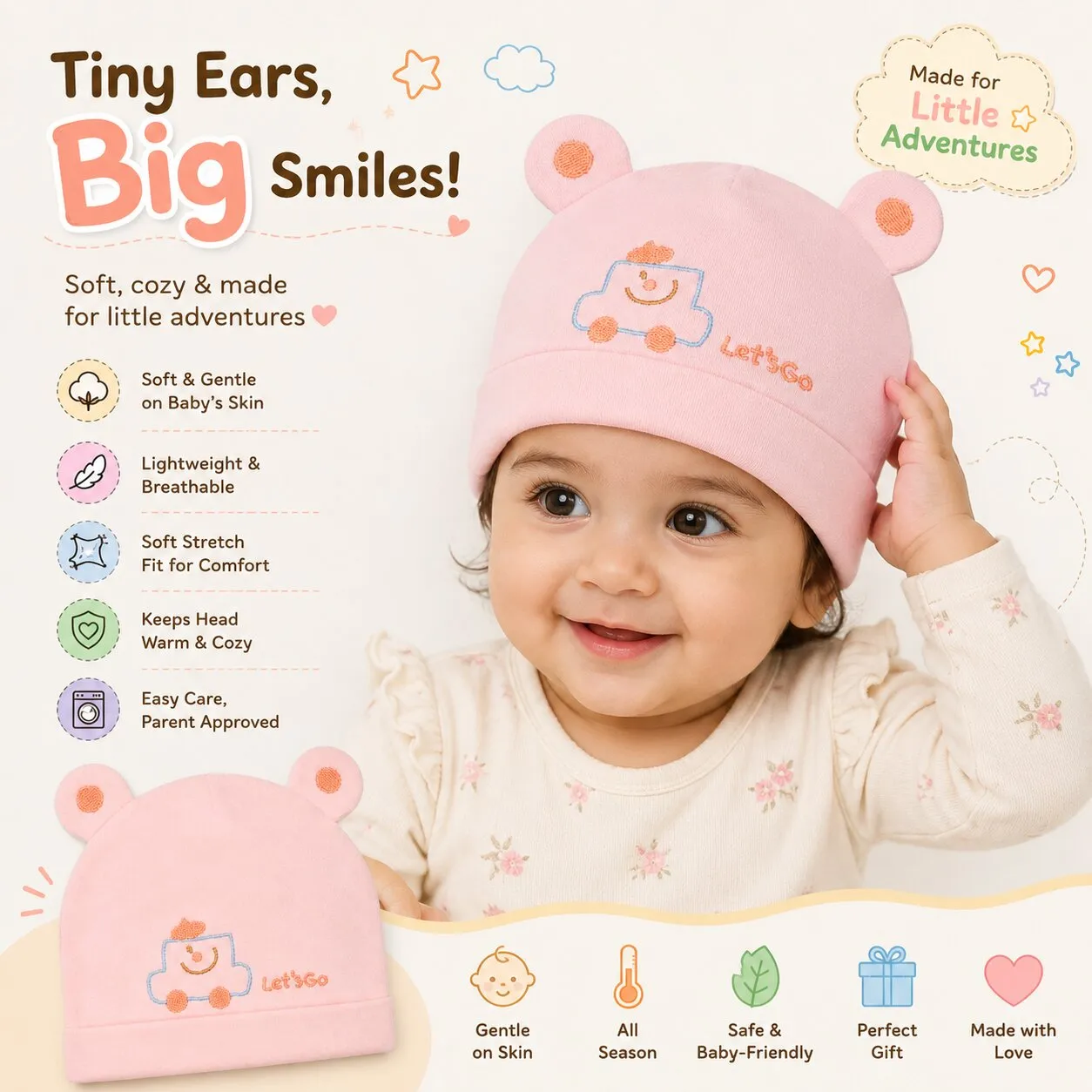 6 (2) PT-OL19 STRETCH CAP 2-11-2 - Image 1