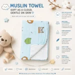 PT-OL06 MUSLIN COLOUR TOWEL 60 X 120 - Image 5