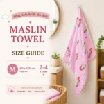 PT-OL05 MUSLIN COLOUR TOWEL 50 X 100 - Image 5