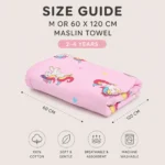 PT-OL05 MUSLIN COLOUR TOWEL 50 X 100 - Image 6
