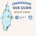 PT-OL06 MUSLIN COLOUR TOWEL 60 X 120 - Image 8